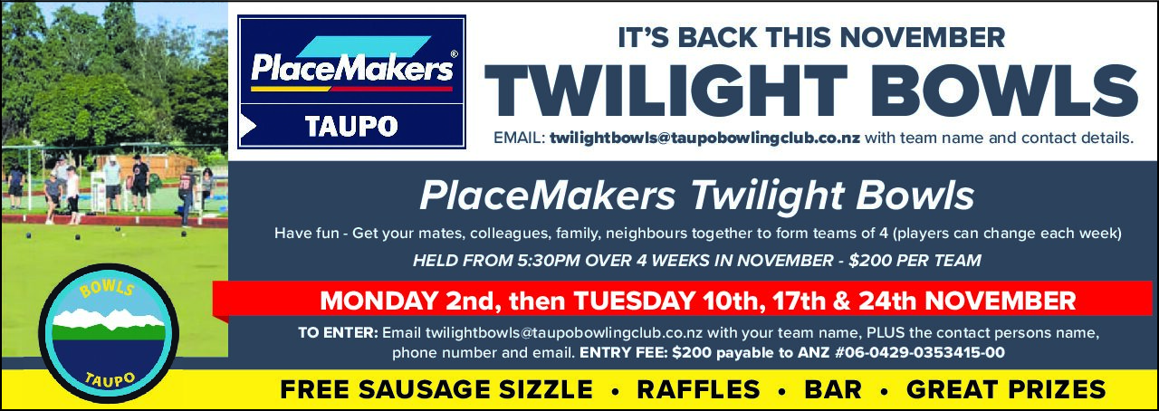 Twilight Bowls Advert